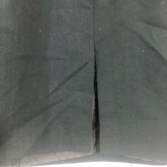 Vintage Isaac Hazan Black Pencil Skirt 16 - Picture 4 of 5